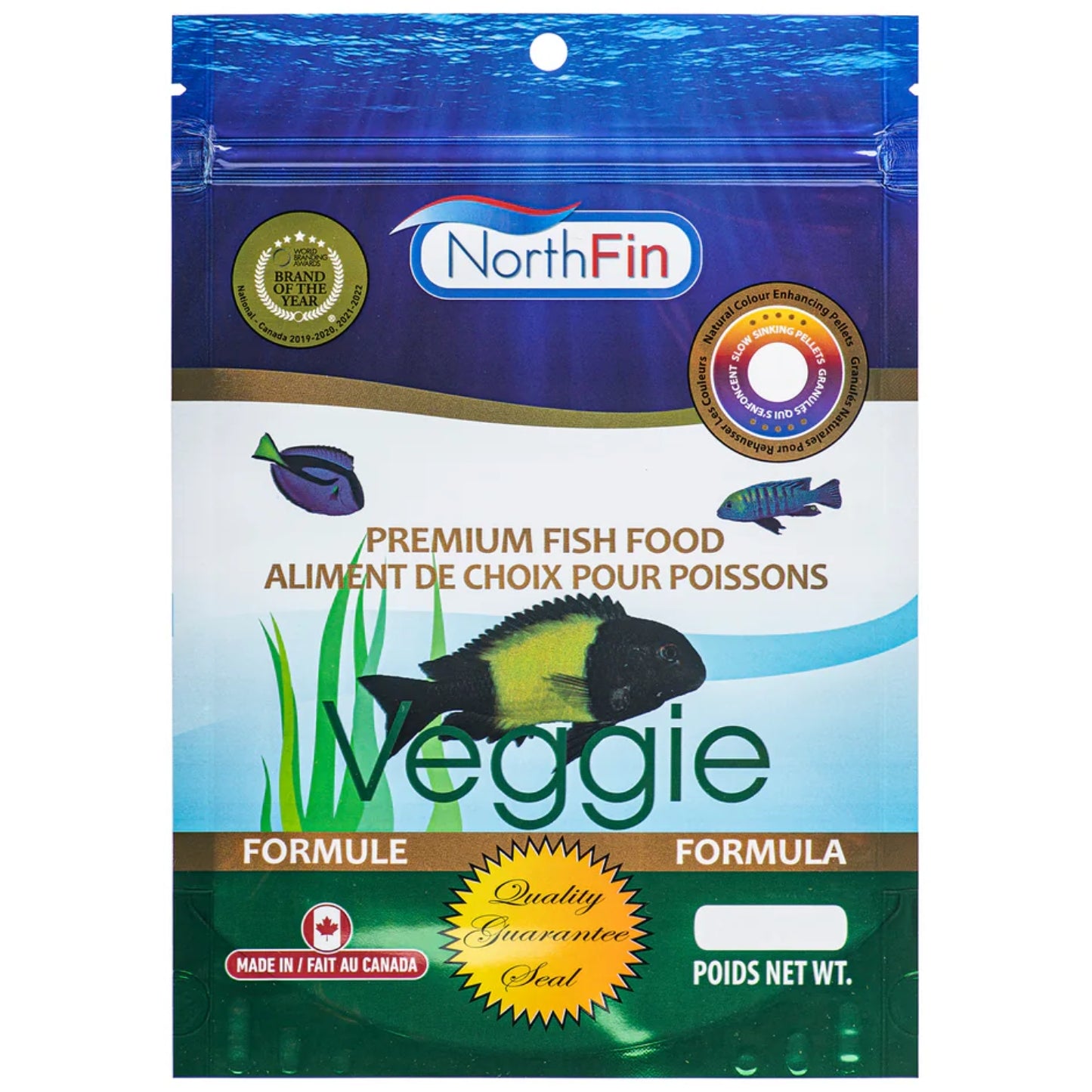 Nourriture pour poissons tropicaux - Veggie - 1mm